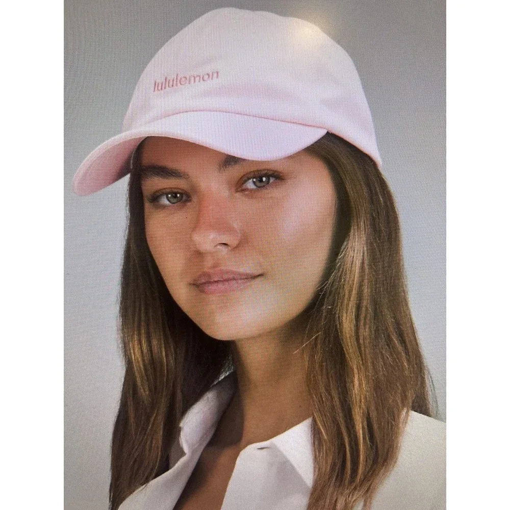 Lululemon Classic Ball Cap Wordmark S/M Mikeshake/sakura Pink - Picture 6 of 8